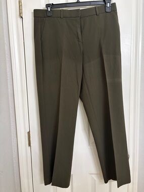 Sag Harbor Olive Green Stretch Petite Pants